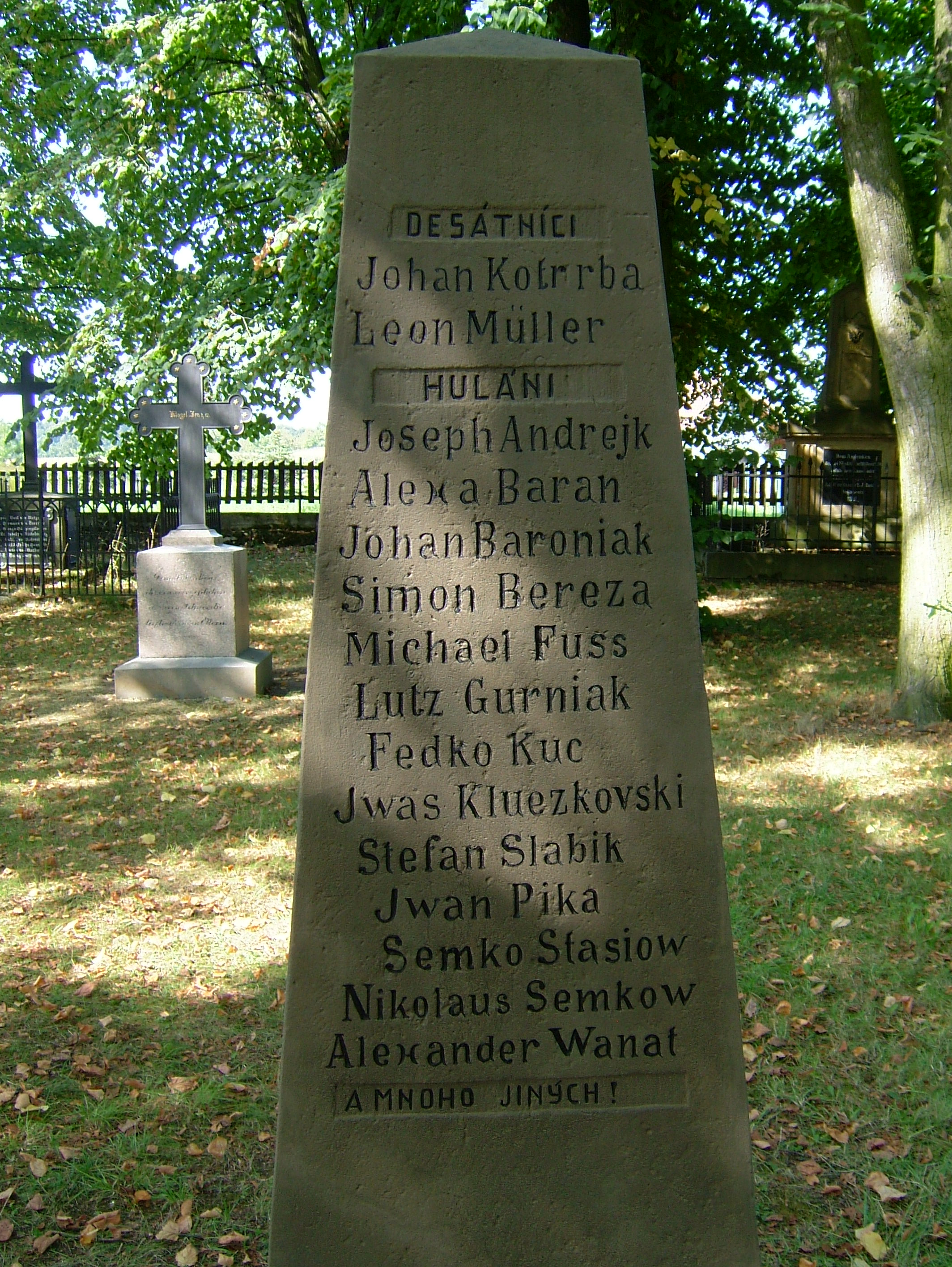 Pomník rakouského hulánského pluku č. 3