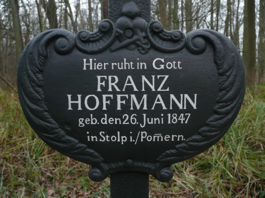 Pruský praporčík Franz Hoffmann